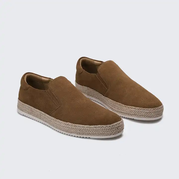 Miguel Mens Calf Suede Loafers For Premium Urban Comfort And Everyday All Day Elegance