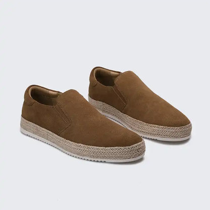 Miguel Mens Calf Suede Loafers For Premium Urban Comfort And Everyday All Day Elegance