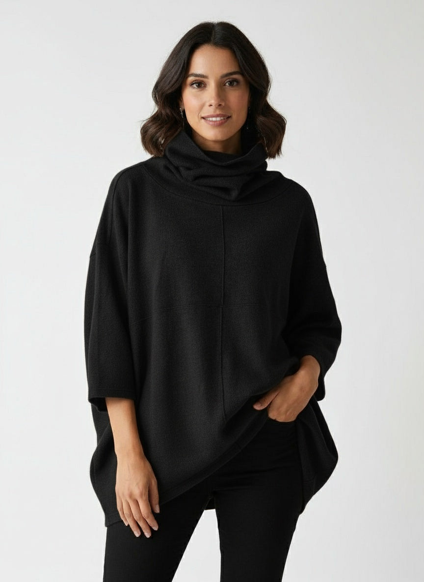 Turtleneck sweater made of high-quality material for women