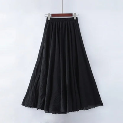 Elianne - Casual long cotton skirt