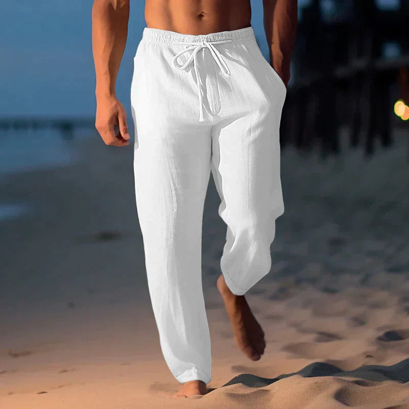 Mens Drawstring Beach Pants Wide Leg By Cho Relaxed Silhouette Ideal For Travel And Warm Weather For Men