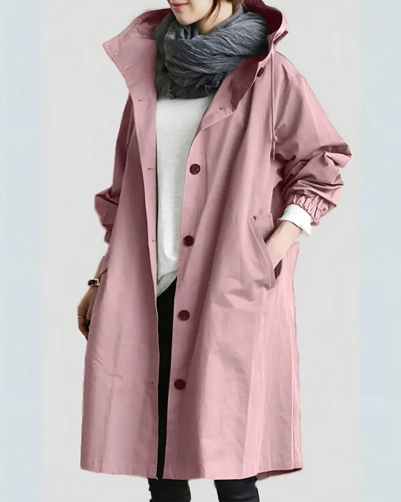 Hooded Trench Coat for Women – Stylish, Lightweight and Warm
