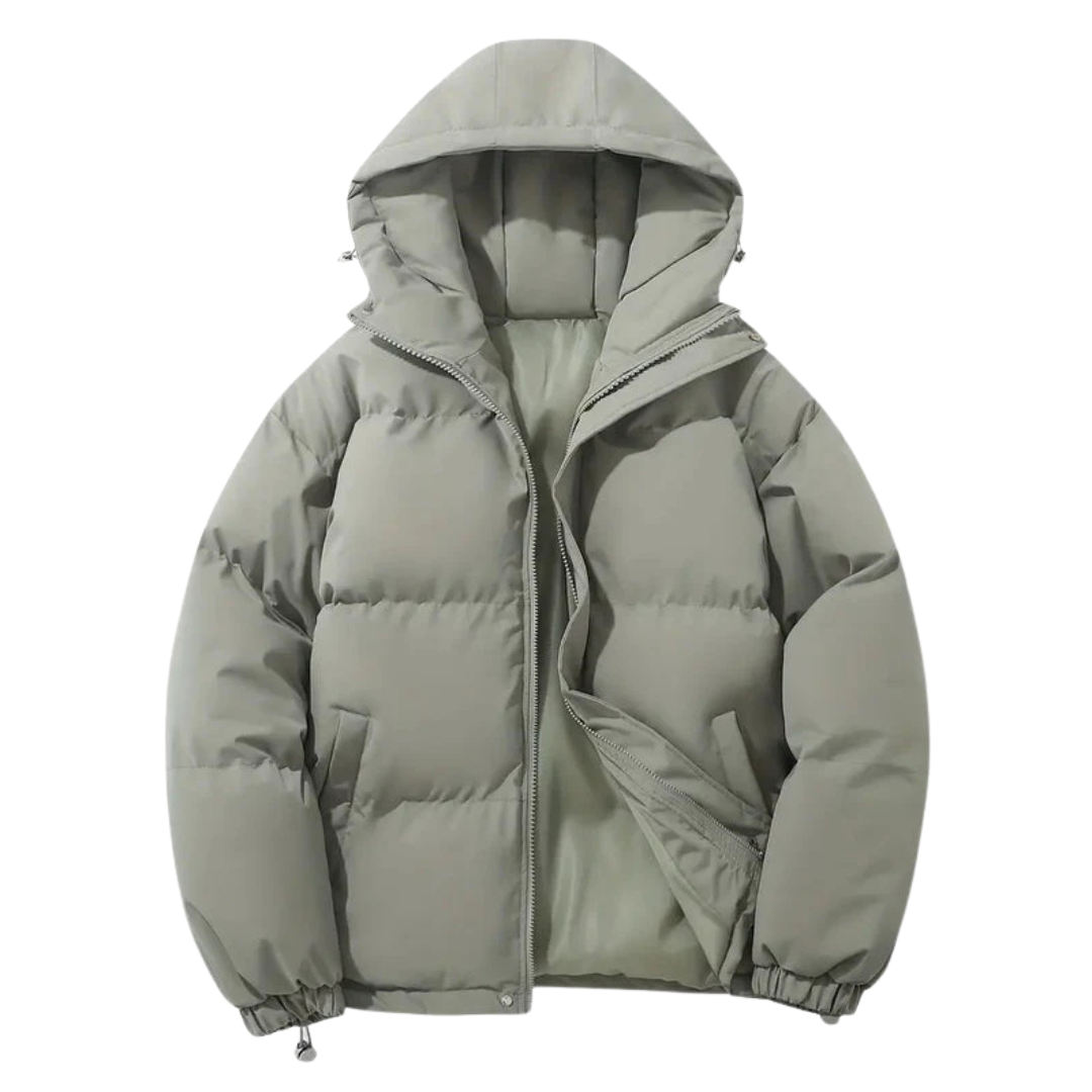Padded Hooded Jacket For Women With Longer Cut And Extra Hood For All Day Warmth