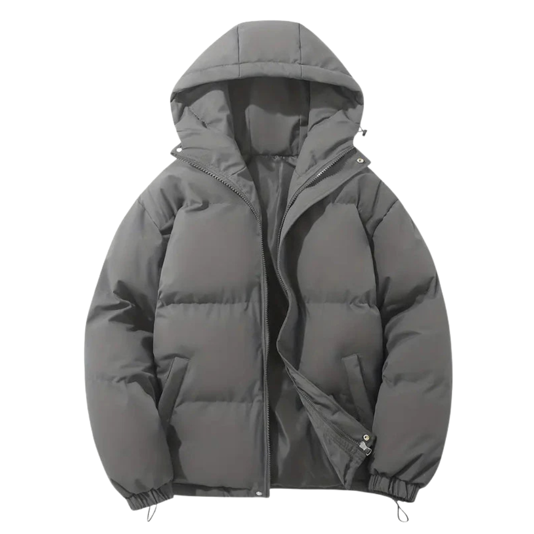 Padded Hooded Jacket For Women With Longer Cut And Extra Hood For All Day Warmth