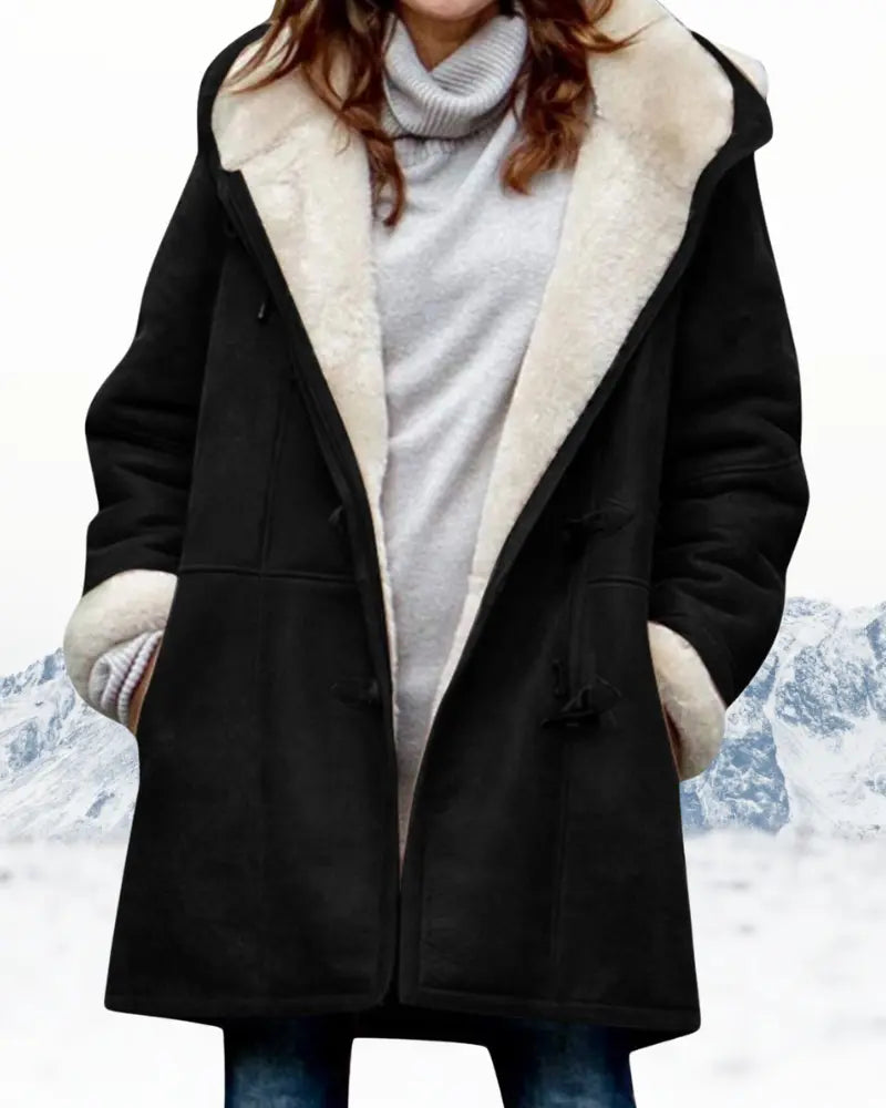 Hooded Warm Coat for Women – Stylish & Comfort Winter Jacket