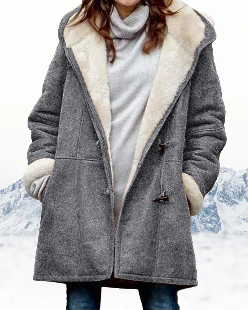 Hooded Warm Coat for Women – Stylish & Comfort Winter Jacket