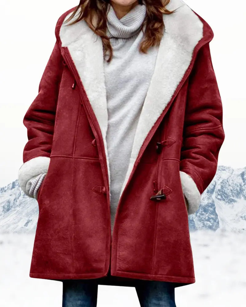 Hooded Warm Coat for Women – Stylish & Comfort Winter Jacket