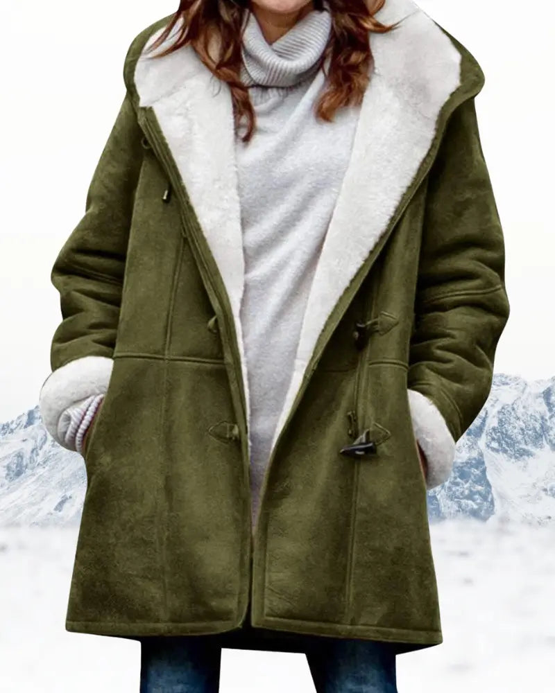 Hooded Warm Coat for Women – Stylish & Comfort Winter Jacket