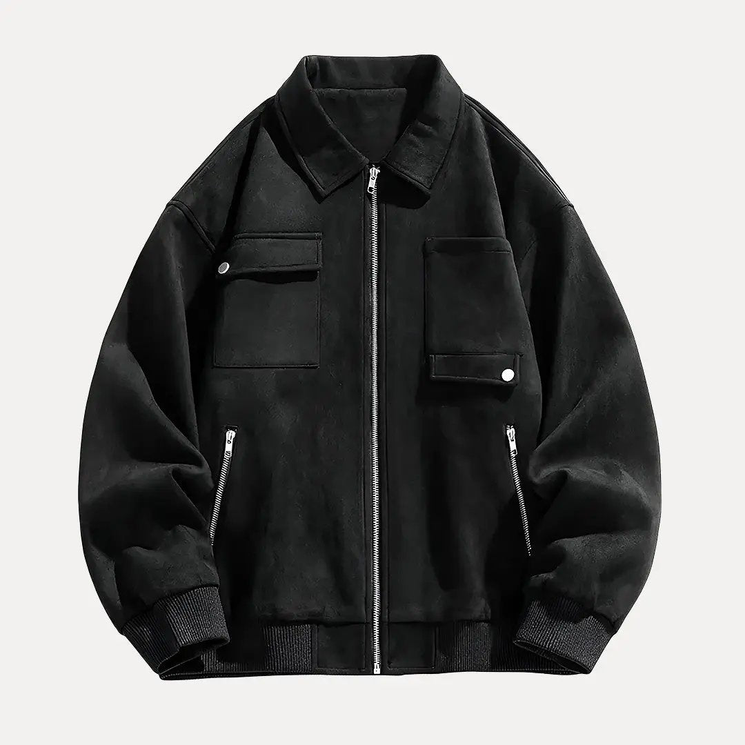 Hugo Oversized Suede Jacket