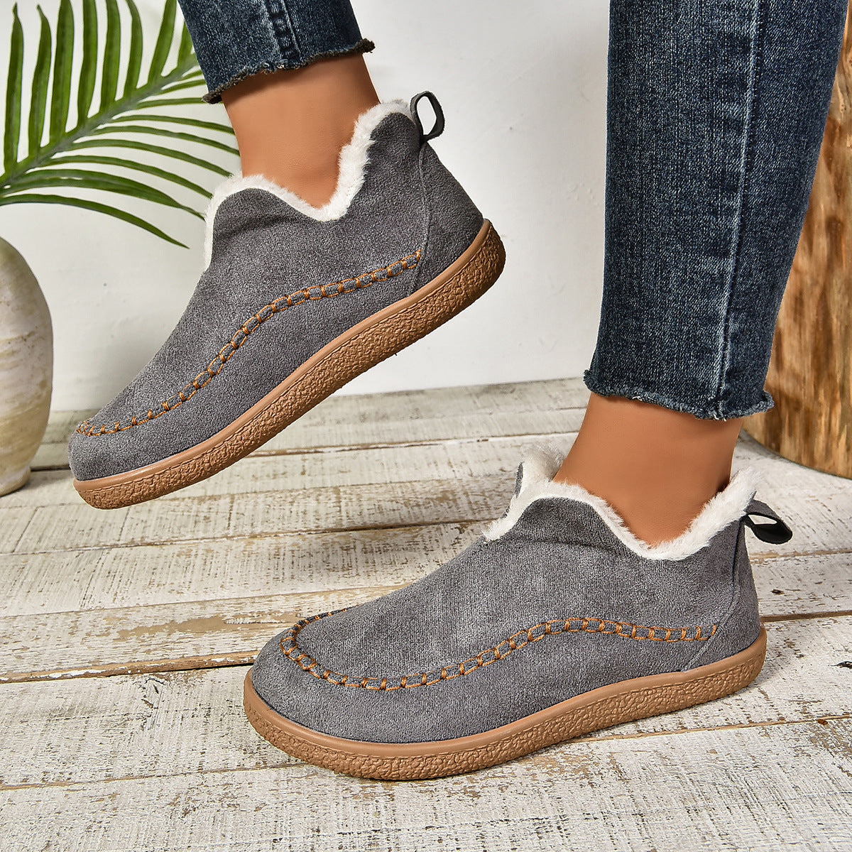 Comfy Arch Support Snow Boots For Women With Plush Fleece Lining And Warm Non Slip Soles