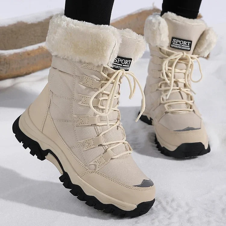 Cozy Waterproof Snow Boots For Women - Warm Dry Feet With Faux Fur Lining And Stable Sole
