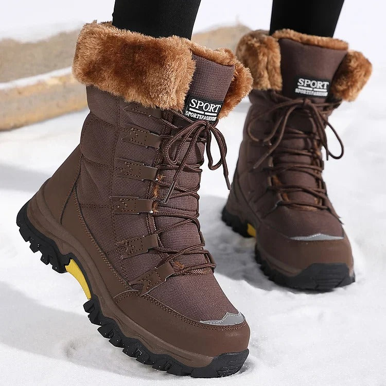 Cozy Waterproof Snow Boots For Women - Warm Dry Feet With Faux Fur Lining And Stable Sole