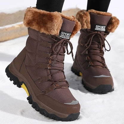Cozy Waterproof Snow Boots For Women - Warm Dry Feet With Faux Fur Lining And Stable Sole
