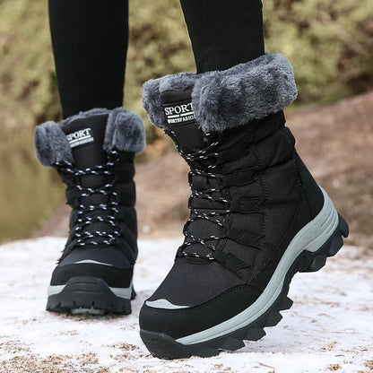 Cozy Waterproof Snow Boots For Women - Warm Dry Feet With Faux Fur Lining And Stable Sole
