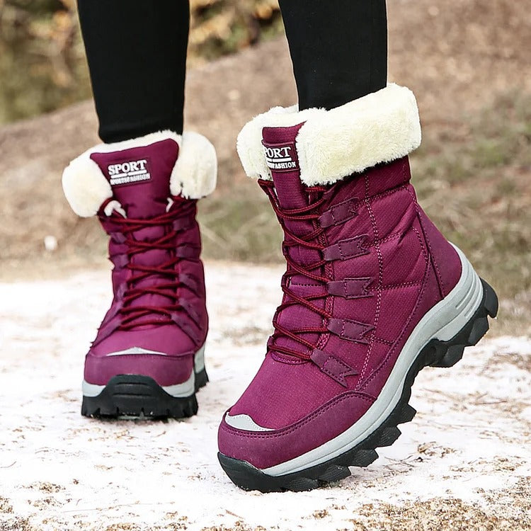 Cozy Waterproof Snow Boots For Women - Warm Dry Feet With Faux Fur Lining And Stable Sole