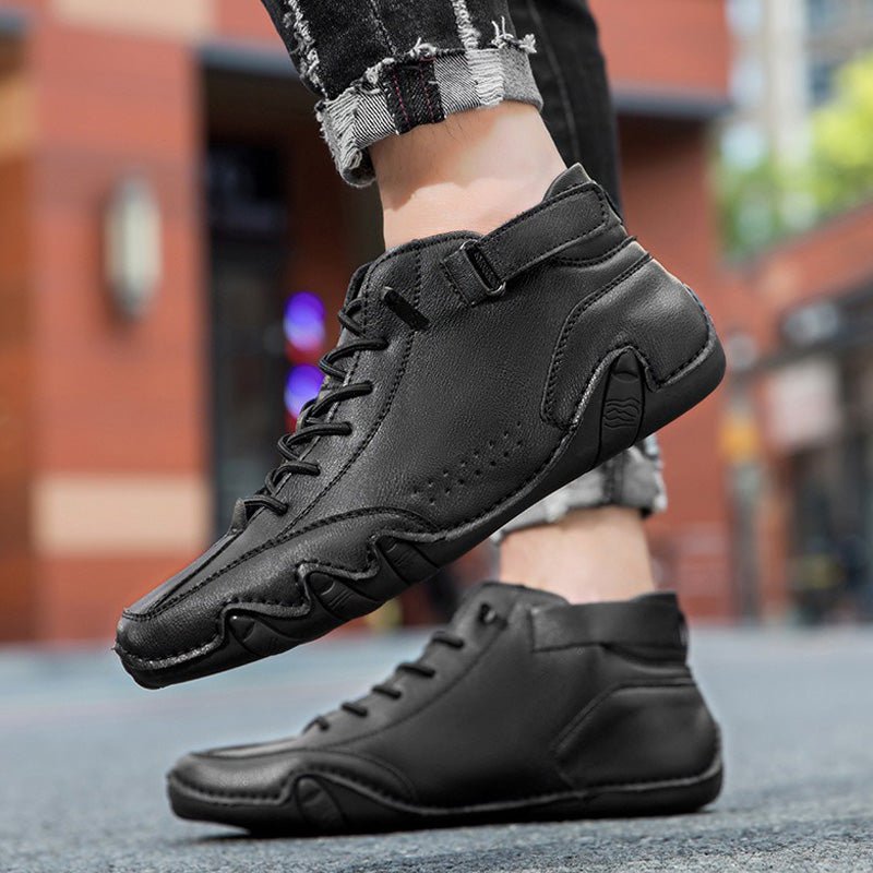 Unisex Orthopedic Leather Boots With Wide Toe Box For Natural Movement And All Day Comfort