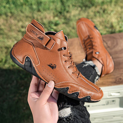 Unisex Orthopedic Leather Boots With Wide Toe Box For Natural Movement And All Day Comfort