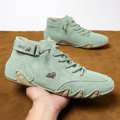 Unisex Orthopedic Leather Boots With Wide Toe Box For Natural Movement And All Day Comfort