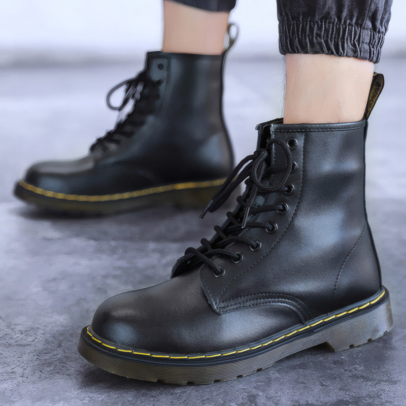 Waterproof Orthopedic Combat Boots Unisex Wide Fit For All Season Comfort And Durability