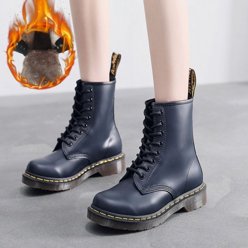 Waterproof Orthopedic Winter Boots For Unisex Comfort With Warm Fleece Lined Durable Combat Style