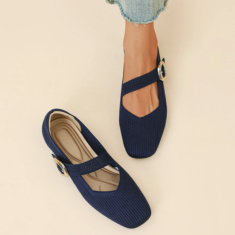 Orthopedic Mary Jane Flats For Women Breathable Arch Support