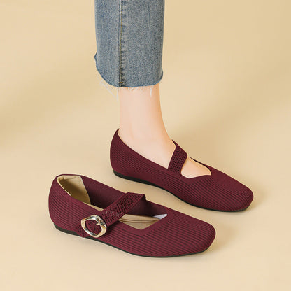 Orthopedic Mary Jane Flats For Women Breathable Arch Support