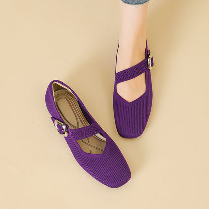 Orthopedic Mary Jane Flats For Women Breathable Arch Support
