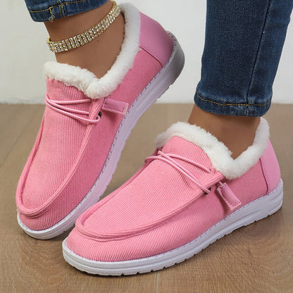 Women Orthopedic Winter Slip On Shoes For All Day Warmth And Comfort Lined With Soft Fleece