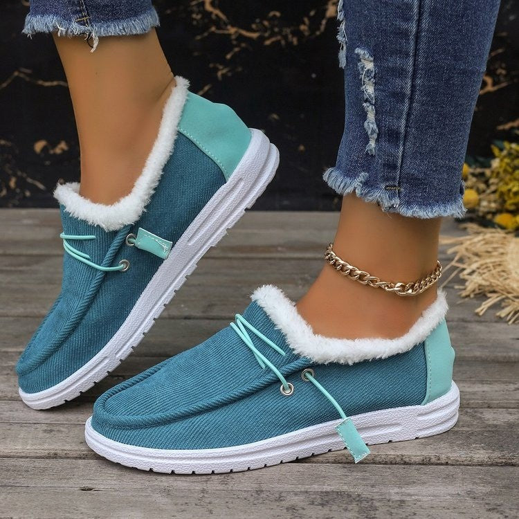 Women Orthopedic Winter Slip On Shoes For All Day Warmth And Comfort Lined With Soft Fleece