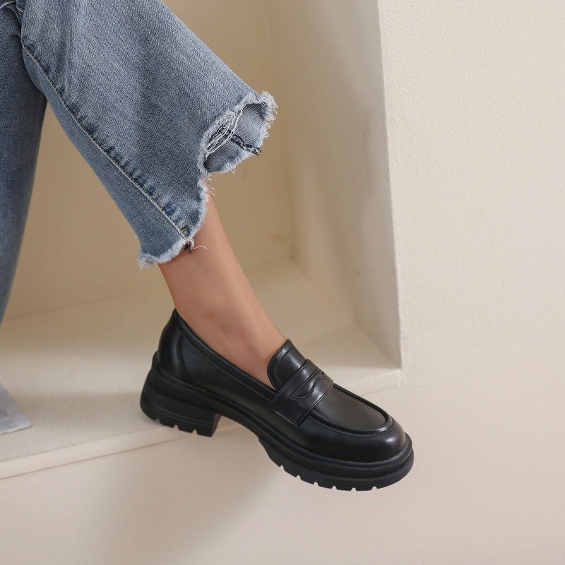 Women Slip On Chunky Loafers For Pain Relief With Wide Fit Comfort And Gentle Arch Support
