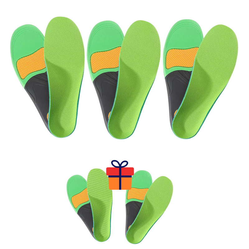 Orthotic Arch Support Insoles For Flat Feet All Day Comfort And Foot Alignment With Memory Foam