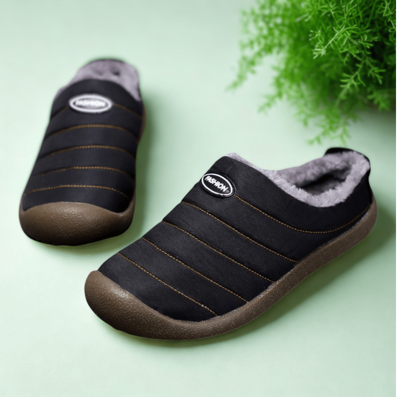 Unisex Winter Clogs Waterproof Non Slip Fleece Lined Cozy