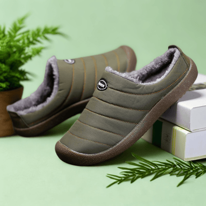 Unisex Winter Clogs Waterproof Non Slip Fleece Lined Cozy