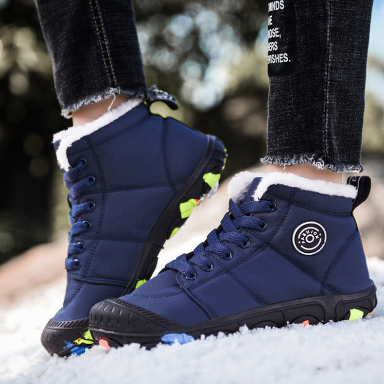 Kids Waterproof Winter Boots With Fleece Lined Warmth And Non Slip Sole For Active Play