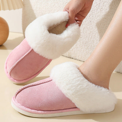 Humtto Women's Comfortable Warm Slippers–Faux Fur,Anti Slip,Foot Care