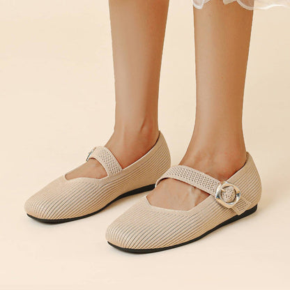 Orthopedic Mary Jane Flats For Women Breathable Arch Support
