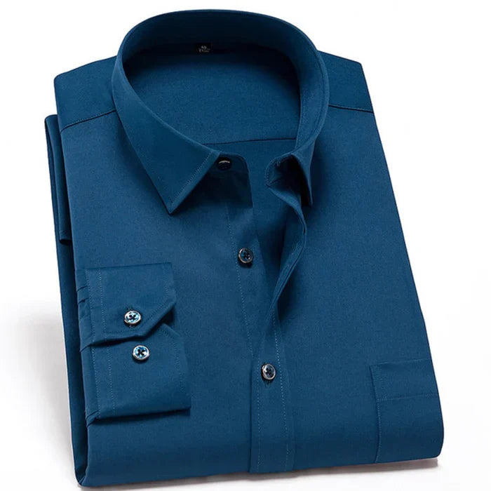 Eloura-Moda | Men's stretch wrinkle-resistant shirt