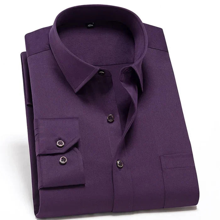 Eloura-Moda | Men's stretch wrinkle-resistant shirt
