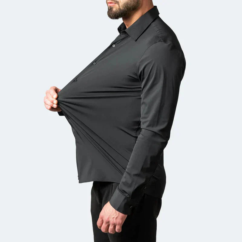 Eloura-Moda | Men's stretch wrinkle-resistant shirt