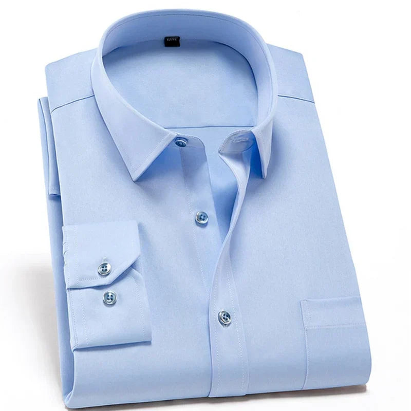Eloura-Moda | Men's stretch wrinkle-resistant shirt