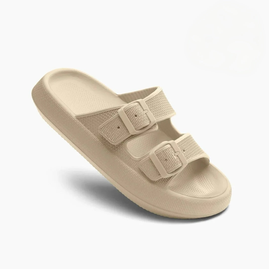 Women's Sandals with Adjustable Straps and Cushioned Sole - TrendAura