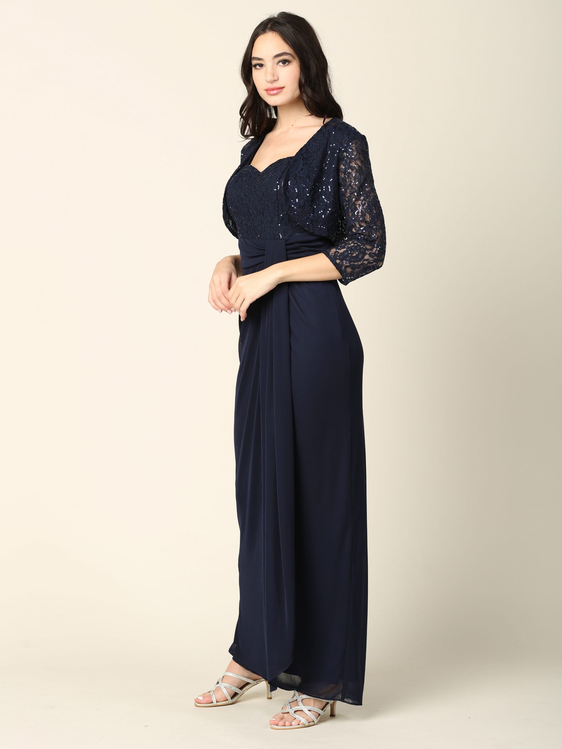 Eva Fashion EV3406 Navy XL Sale - TrendAura
