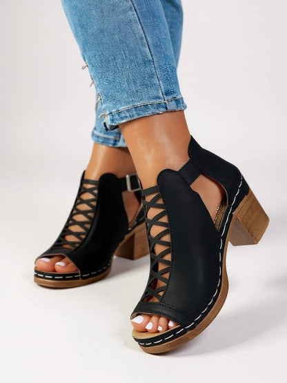 Women's Sandals with Cushioned Footbed and Adjustable Straps