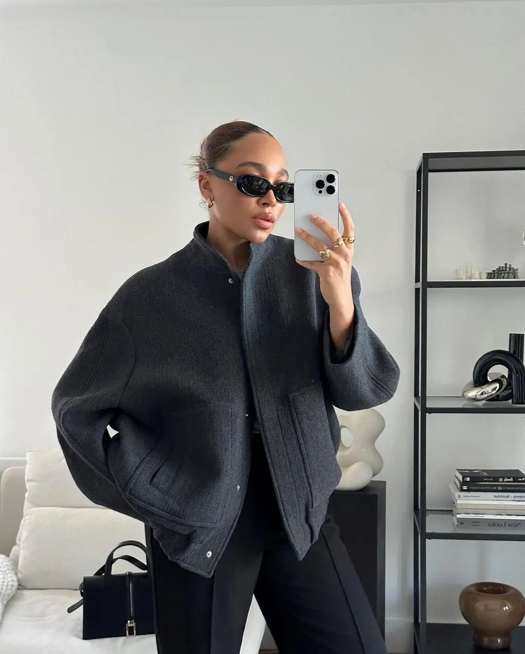 Beatrix | Oversized Bomber Jacket for Women