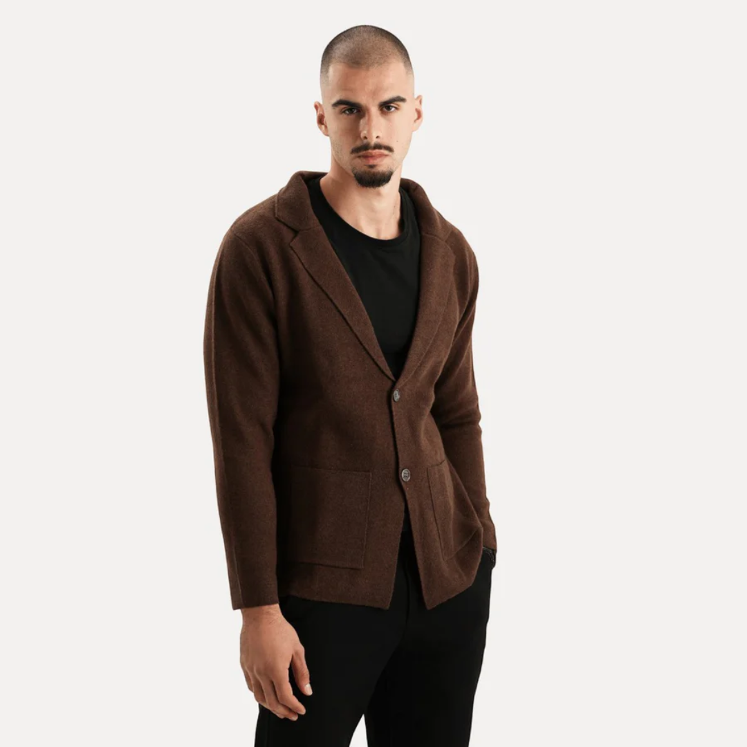 Warm long-sleeve vest for men | Winter