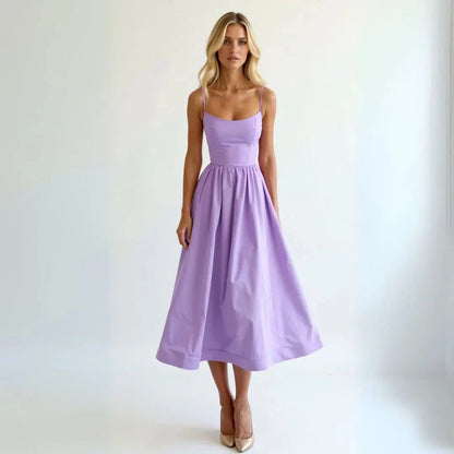 Isabelle Spaghetti Strap Midi Dress