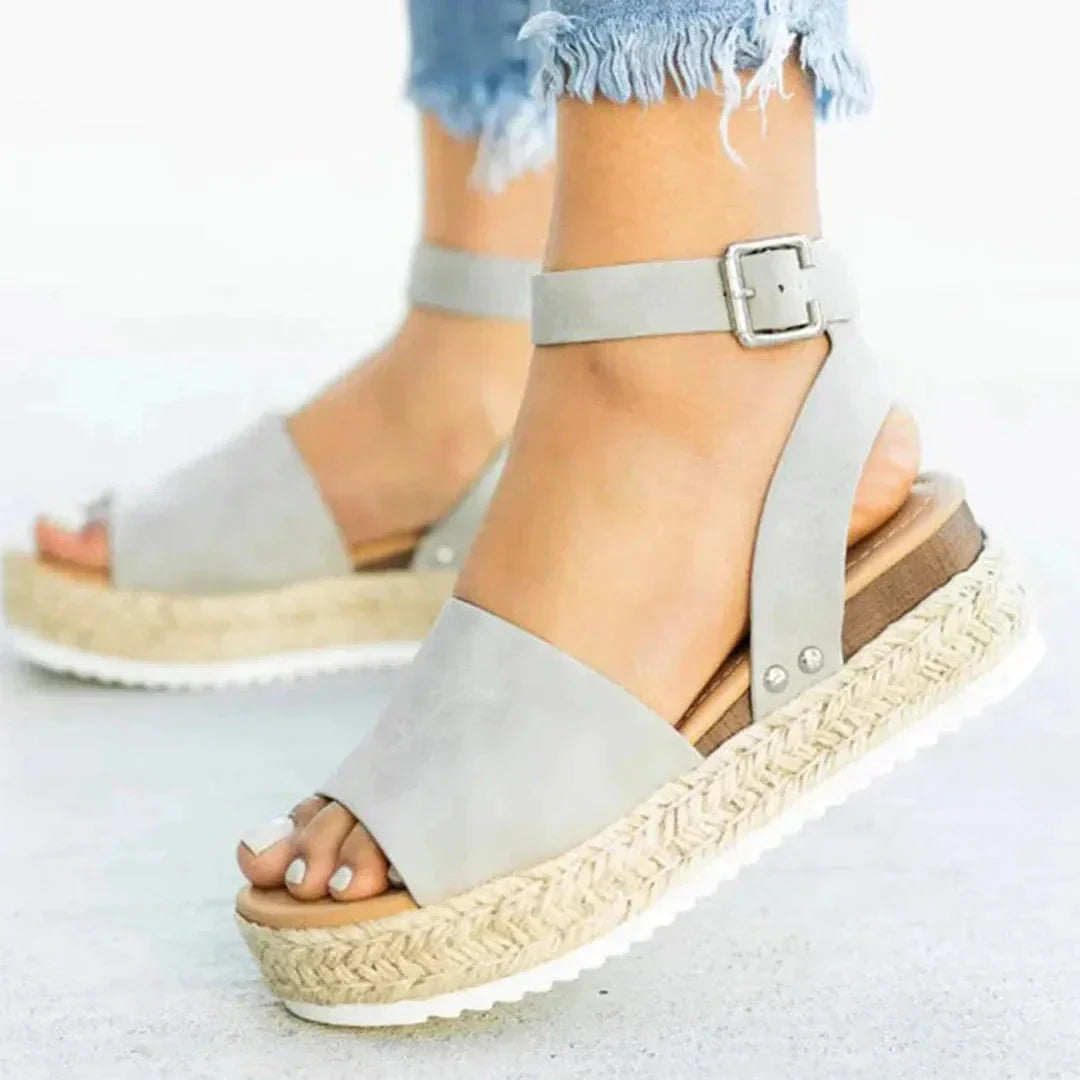 Isla Adjustable Ankle Espadrille Sandals