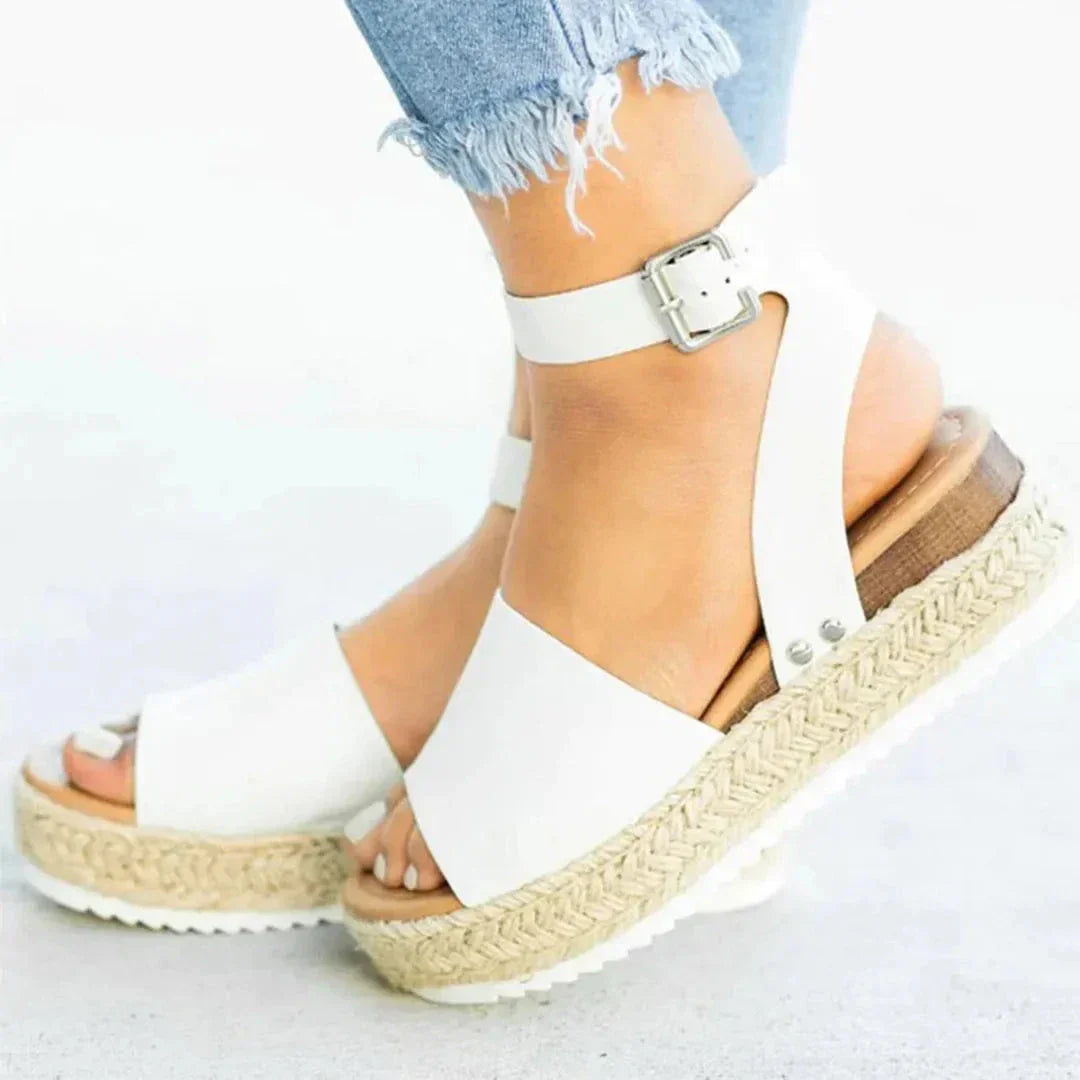 Isla Adjustable Ankle Espadrille Sandals