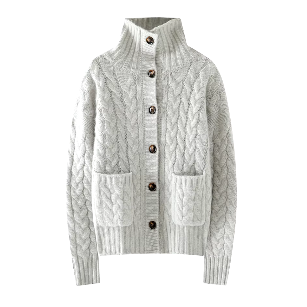 Turtleneck Cardigan for Women