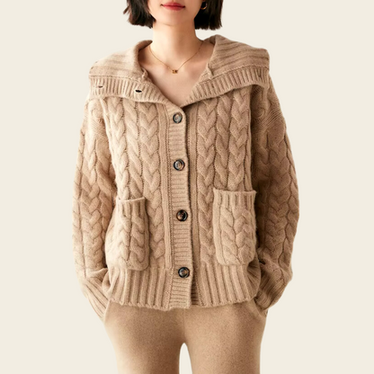 Turtleneck Cardigan for Women